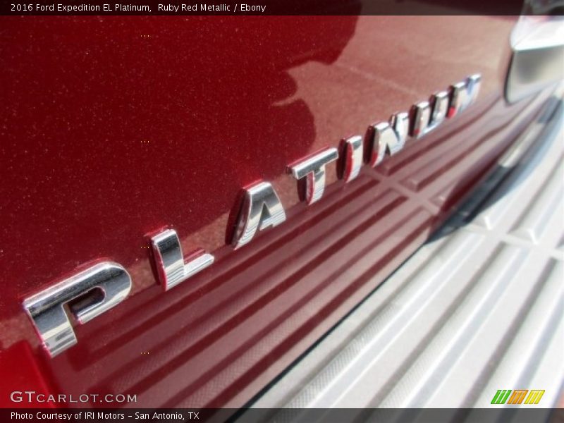Ruby Red Metallic / Ebony 2016 Ford Expedition EL Platinum