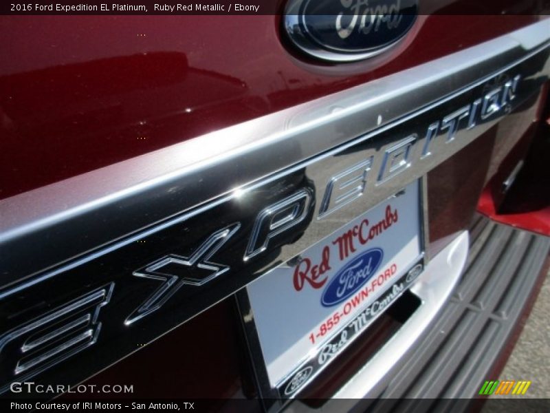 Ruby Red Metallic / Ebony 2016 Ford Expedition EL Platinum