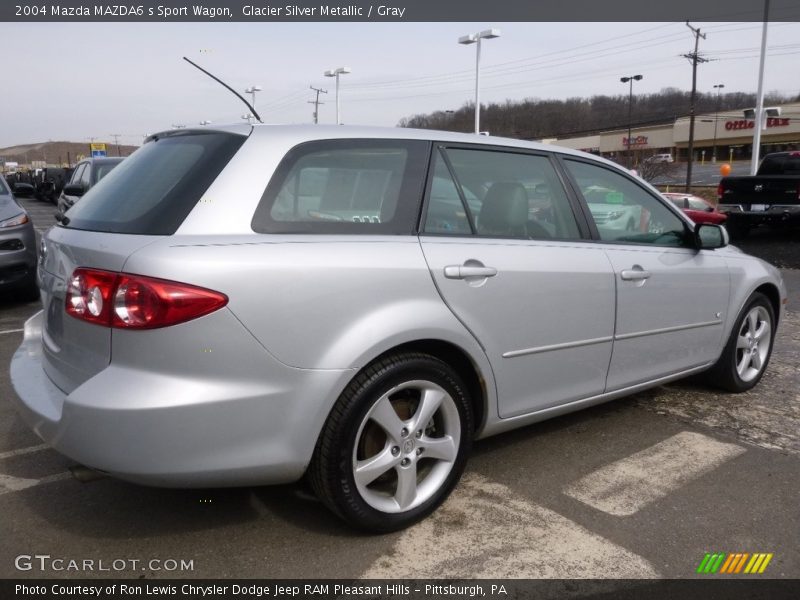 Glacier Silver Metallic / Gray 2004 Mazda MAZDA6 s Sport Wagon