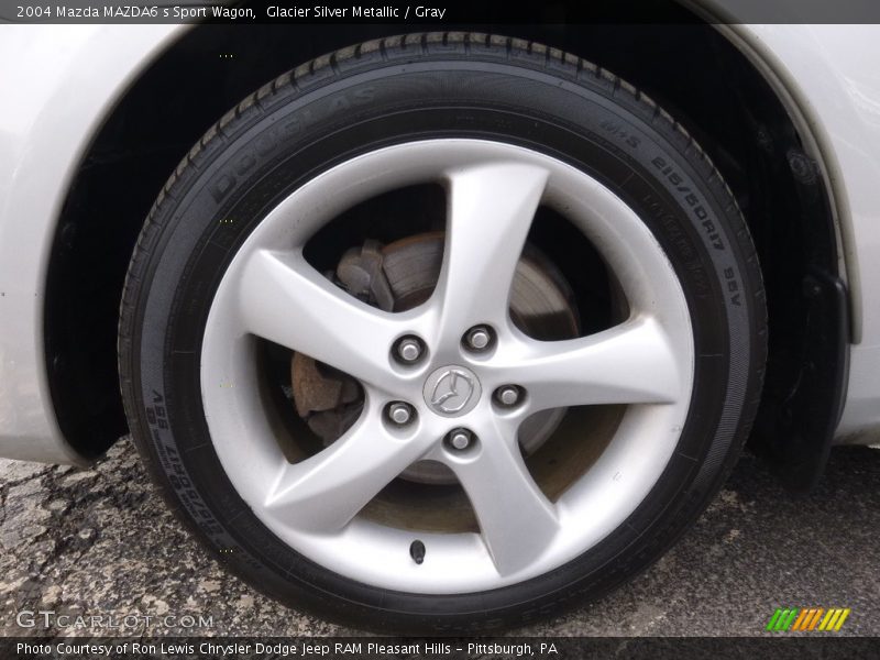 Glacier Silver Metallic / Gray 2004 Mazda MAZDA6 s Sport Wagon