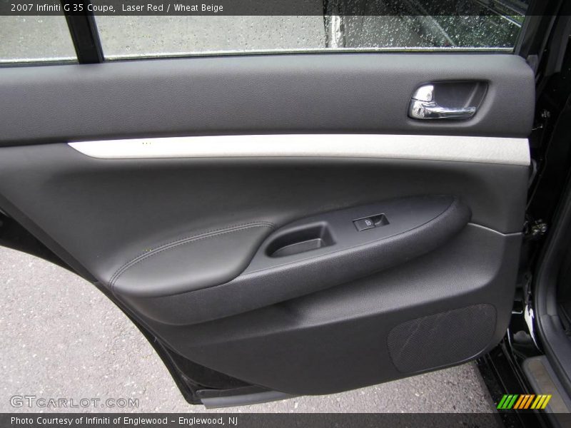 Laser Red / Wheat Beige 2007 Infiniti G 35 Coupe