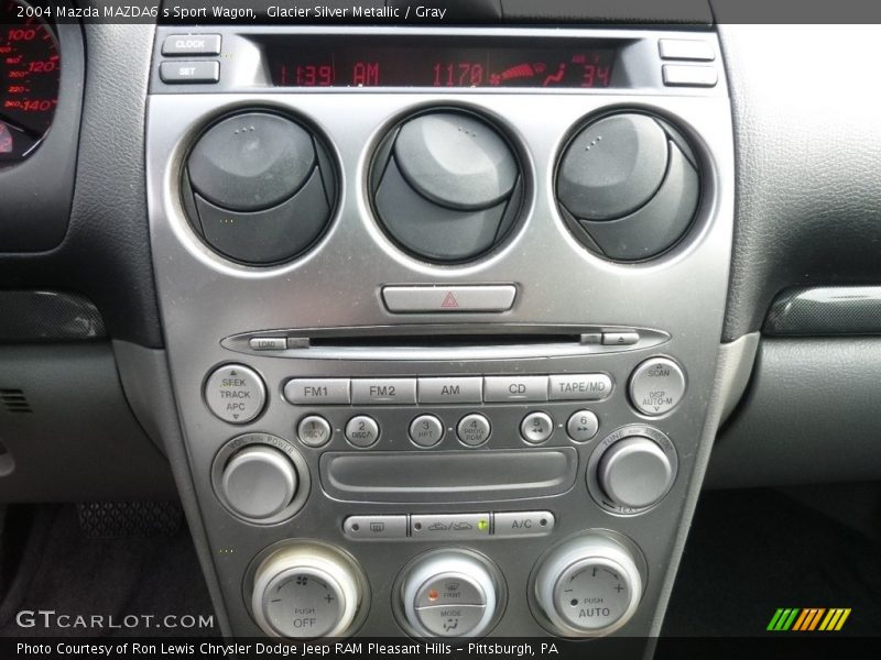Glacier Silver Metallic / Gray 2004 Mazda MAZDA6 s Sport Wagon