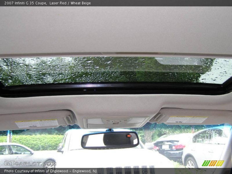 Laser Red / Wheat Beige 2007 Infiniti G 35 Coupe