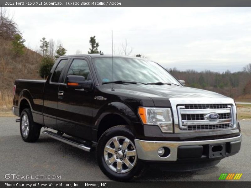 Tuxedo Black Metallic / Adobe 2013 Ford F150 XLT SuperCab