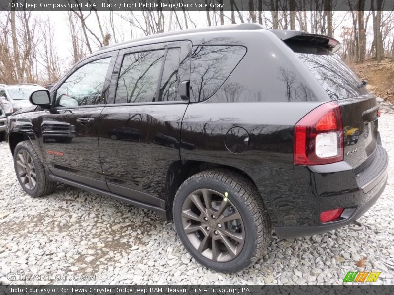 Black / Light Pebble Beige/Dark Slate Gray 2016 Jeep Compass Sport 4x4