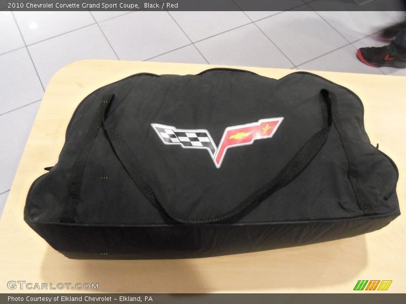 Black / Red 2010 Chevrolet Corvette Grand Sport Coupe