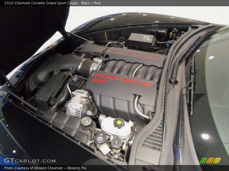 Black / Red 2010 Chevrolet Corvette Grand Sport Coupe