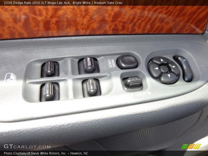Bright White / Medium Slate Gray 2006 Dodge Ram 1500 SLT Mega Cab 4x4