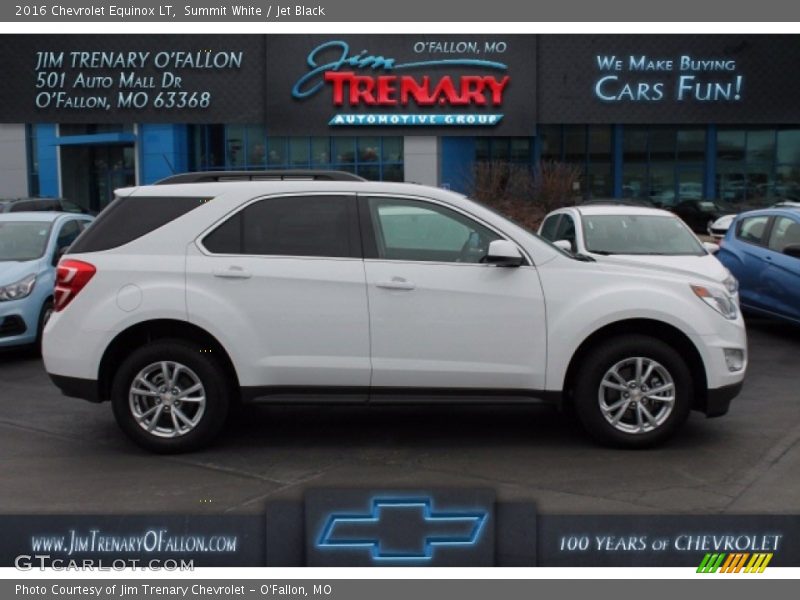 Summit White / Jet Black 2016 Chevrolet Equinox LT
