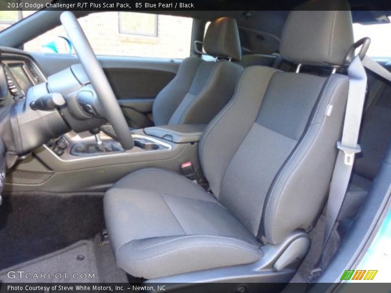 Front Seat of 2016 Challenger R/T Plus Scat Pack