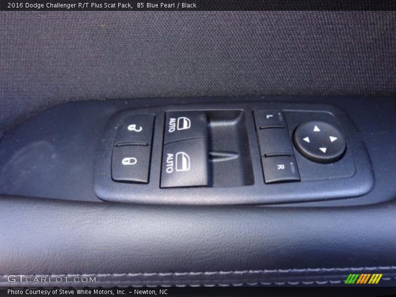 B5 Blue Pearl / Black 2016 Dodge Challenger R/T Plus Scat Pack
