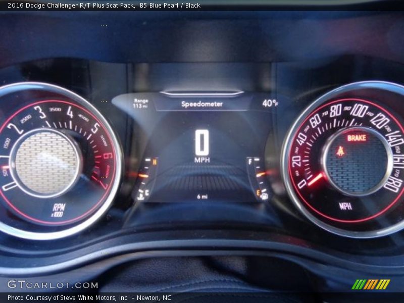  2016 Challenger R/T Plus Scat Pack R/T Plus Scat Pack Gauges
