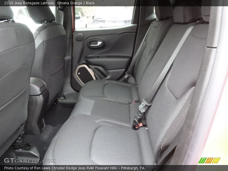 Rear Seat of 2016 Renegade Latitude