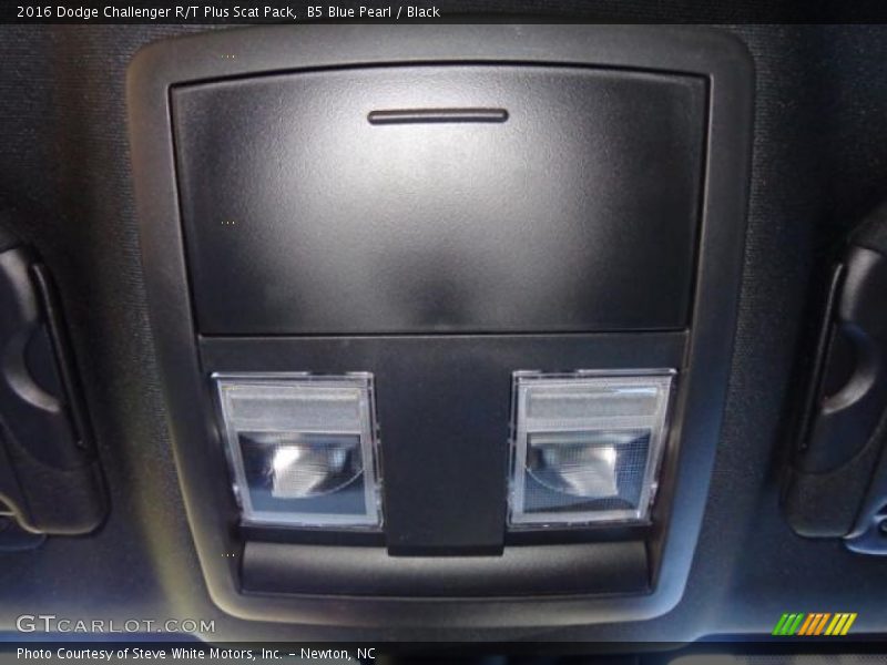 B5 Blue Pearl / Black 2016 Dodge Challenger R/T Plus Scat Pack