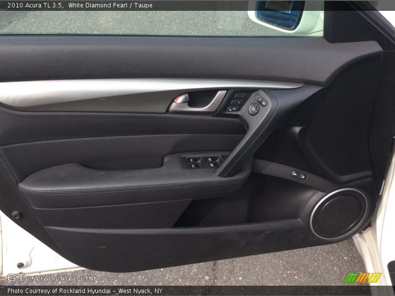White Diamond Pearl / Taupe 2010 Acura TL 3.5