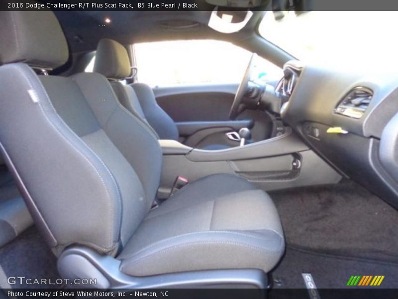 B5 Blue Pearl / Black 2016 Dodge Challenger R/T Plus Scat Pack