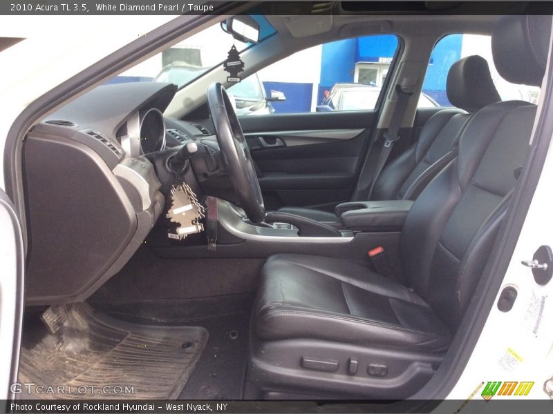 White Diamond Pearl / Taupe 2010 Acura TL 3.5