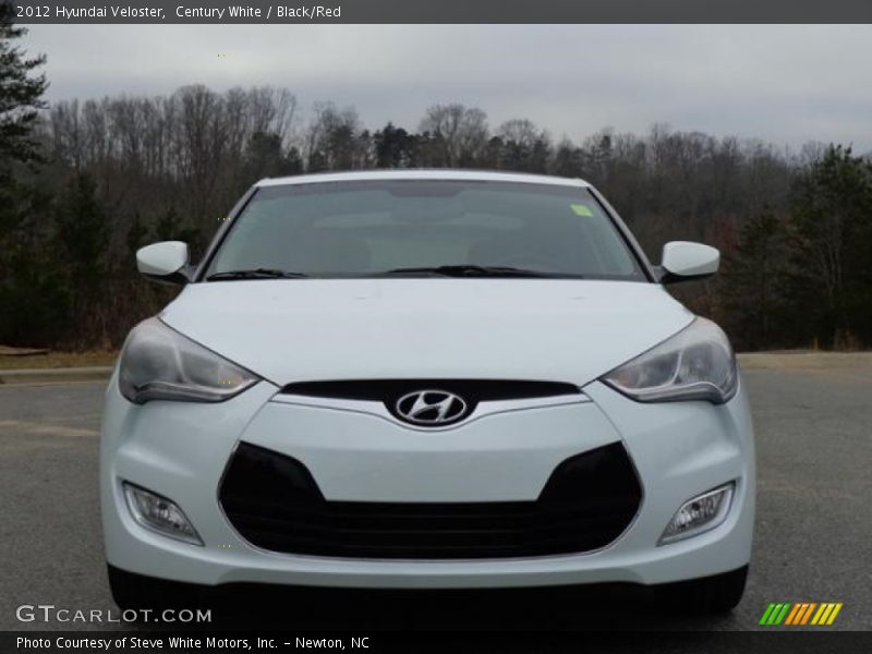 Century White / Black/Red 2012 Hyundai Veloster