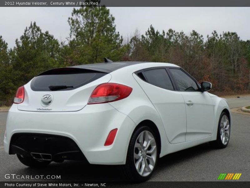 Century White / Black/Red 2012 Hyundai Veloster