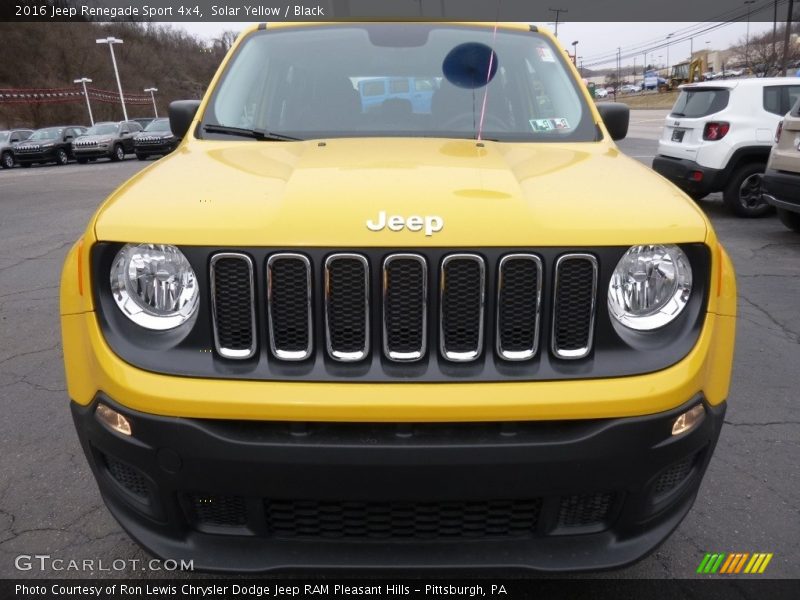 Solar Yellow / Black 2016 Jeep Renegade Sport 4x4