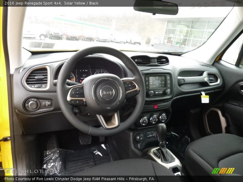 Solar Yellow / Black 2016 Jeep Renegade Sport 4x4