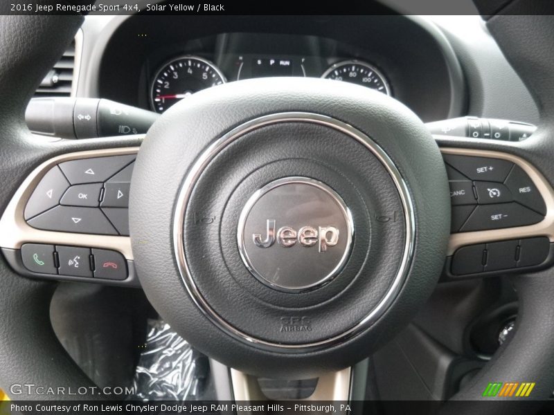 Solar Yellow / Black 2016 Jeep Renegade Sport 4x4