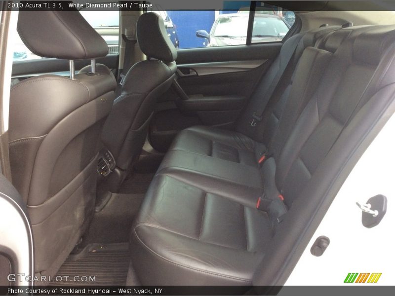 White Diamond Pearl / Taupe 2010 Acura TL 3.5
