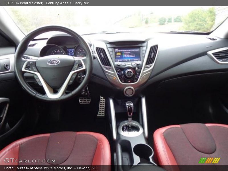 Century White / Black/Red 2012 Hyundai Veloster