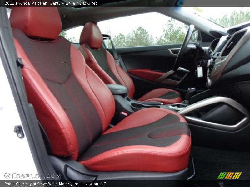 Century White / Black/Red 2012 Hyundai Veloster