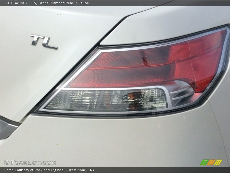 White Diamond Pearl / Taupe 2010 Acura TL 3.5