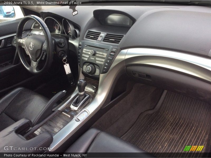White Diamond Pearl / Taupe 2010 Acura TL 3.5