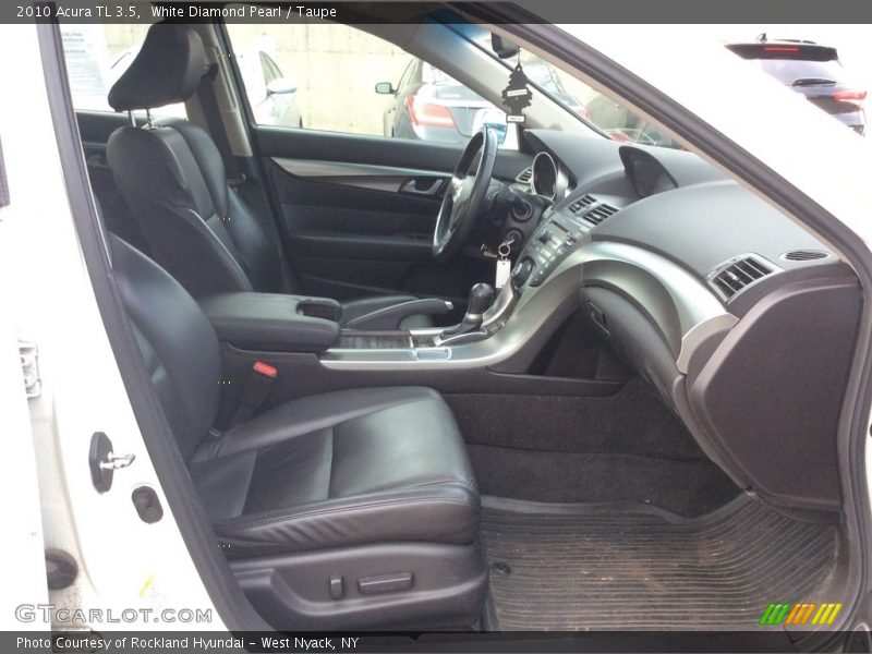 White Diamond Pearl / Taupe 2010 Acura TL 3.5