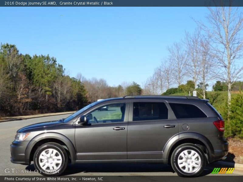 Granite Crystal Metallic / Black 2016 Dodge Journey SE AWD