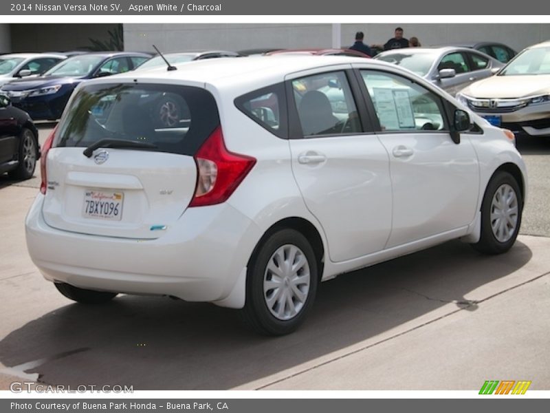 Aspen White / Charcoal 2014 Nissan Versa Note SV