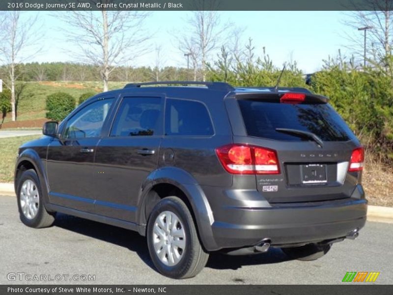 Granite Crystal Metallic / Black 2016 Dodge Journey SE AWD