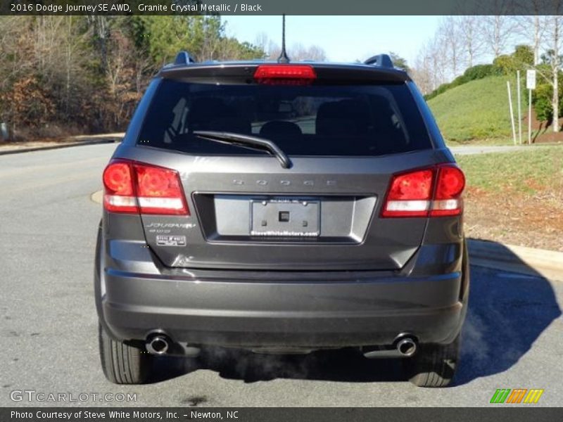 Granite Crystal Metallic / Black 2016 Dodge Journey SE AWD