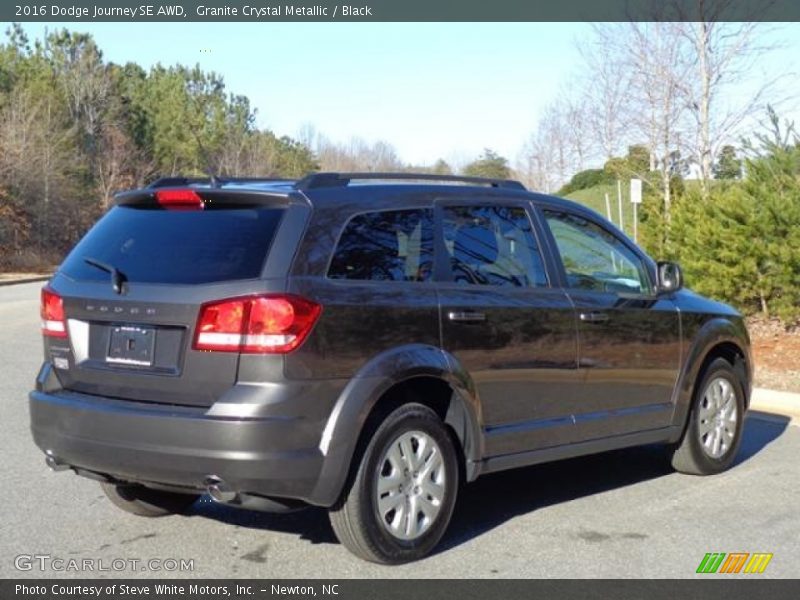 Granite Crystal Metallic / Black 2016 Dodge Journey SE AWD
