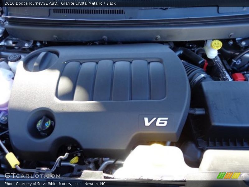 Granite Crystal Metallic / Black 2016 Dodge Journey SE AWD