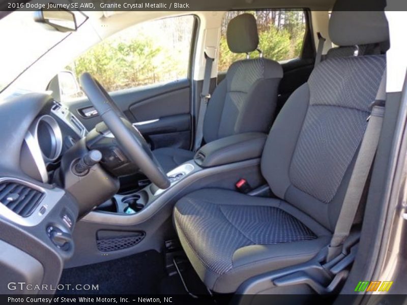 Granite Crystal Metallic / Black 2016 Dodge Journey SE AWD