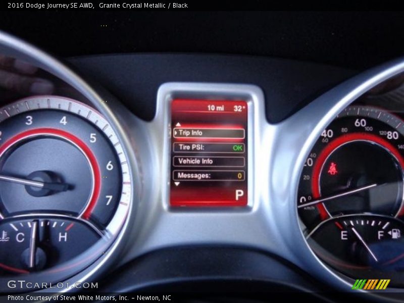 Granite Crystal Metallic / Black 2016 Dodge Journey SE AWD
