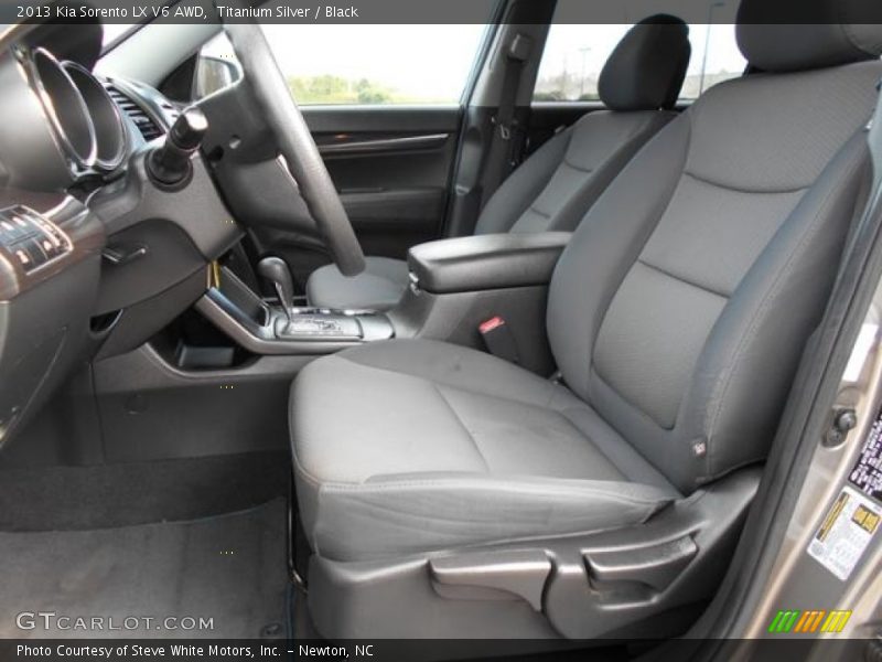 Titanium Silver / Black 2013 Kia Sorento LX V6 AWD