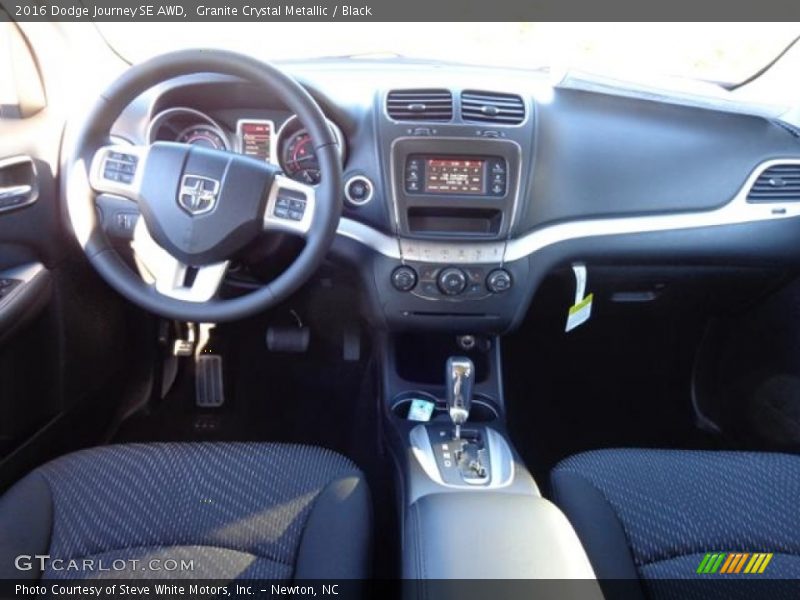 Granite Crystal Metallic / Black 2016 Dodge Journey SE AWD