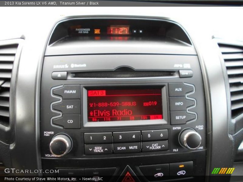 Titanium Silver / Black 2013 Kia Sorento LX V6 AWD