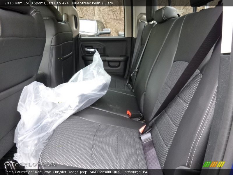 Blue Streak Pearl / Black 2016 Ram 1500 Sport Quad Cab 4x4