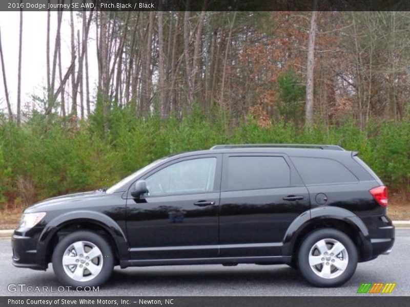 Pitch Black / Black 2016 Dodge Journey SE AWD