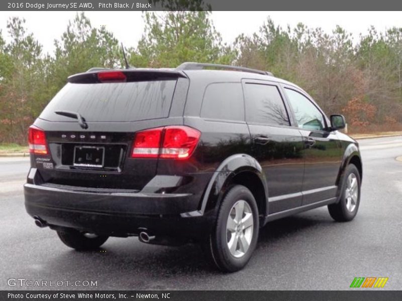 Pitch Black / Black 2016 Dodge Journey SE AWD