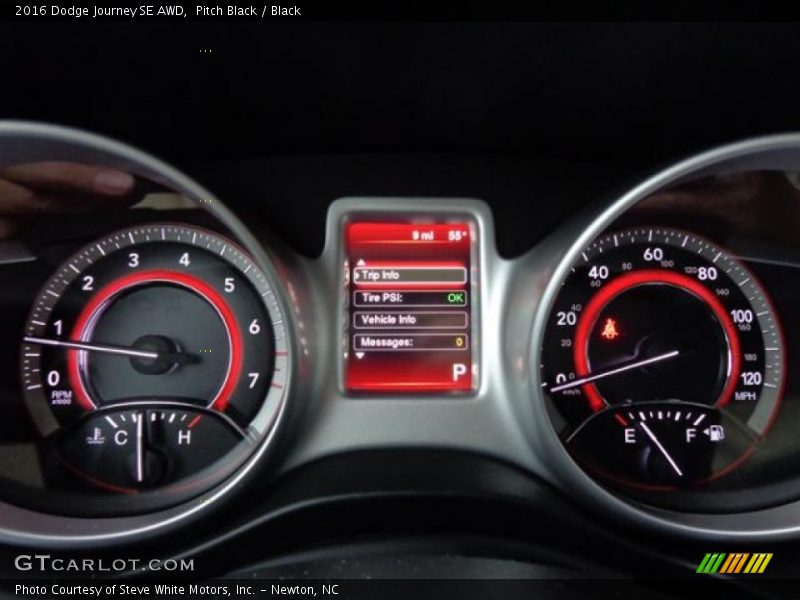 Pitch Black / Black 2016 Dodge Journey SE AWD