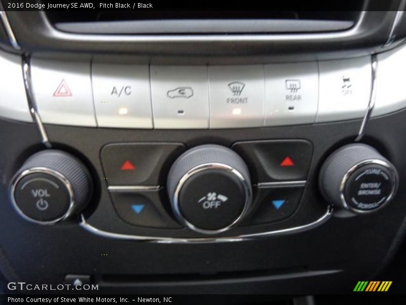 Pitch Black / Black 2016 Dodge Journey SE AWD