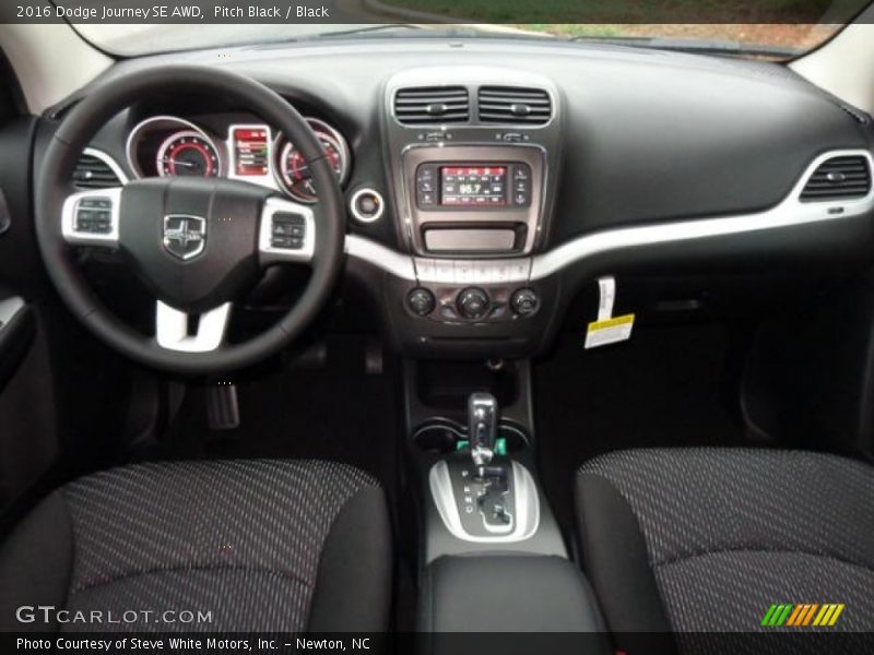 Pitch Black / Black 2016 Dodge Journey SE AWD