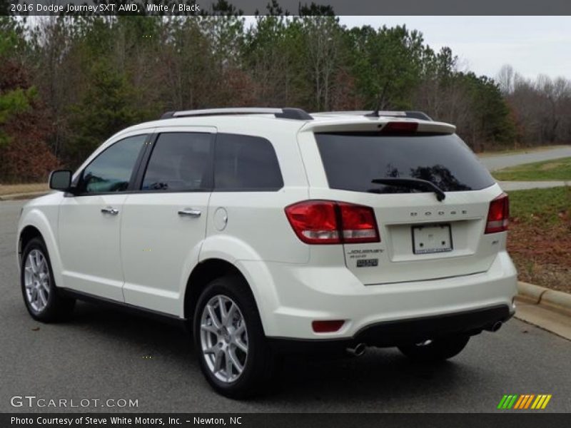 White / Black 2016 Dodge Journey SXT AWD